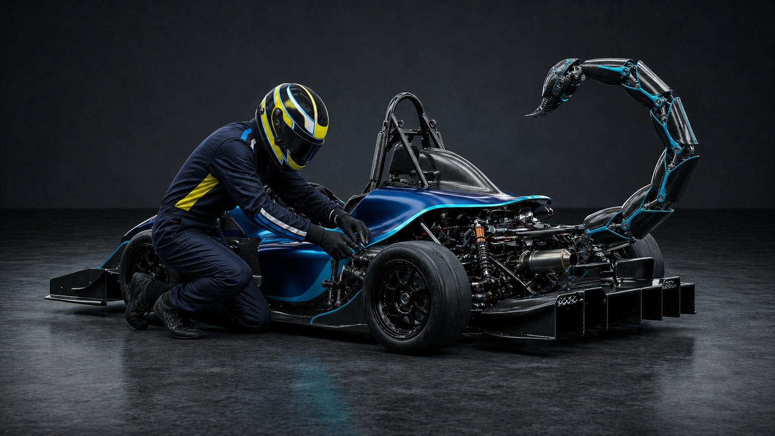 Carro da Scorpion FSAE em desenvolvimento